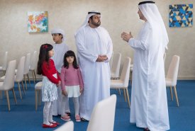 Fujairah Crown Prince visits Fujairah  fine arts Academy 